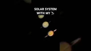 Thumbnail: Solar System With My Telescope 🔭