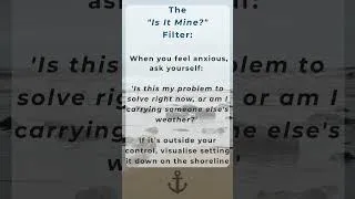 Thumbnail: Are You Carrying Someone Else’s Weather? ⚓ #shorts