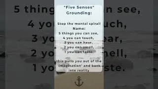 Thumbnail: How to Stop an Overthinking Spiral Instantly ⚓ #shorts  #mindfulness