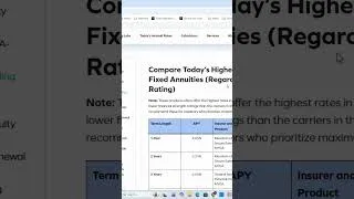 Thumbnail: August 2026 Best Fixed Annuity Rates