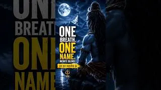 Thumbnail: Close Your Eyes. Say It Once. 🔱 Har Har Mahadev #omnamahshivaya