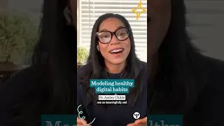 Thumbnail: Modeling healthy digital habits #shorts #ai #parenting