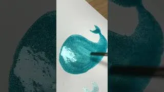 Thumbnail: Watercolor Doodles with Metallics.  Ocean Palette. Link in description.