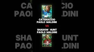 Thumbnail: Catenaccio Paolo Maldini vs Shadow Hunt Paolo Maldini In eFootball 2027 🔥 #shorts