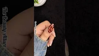 Thumbnail: 💅🤎Easy blooming gel nail art design #shorts #nailart #nails