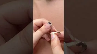Thumbnail: 💅😍French tip nail art design with safety pin #nails #nailart #easy