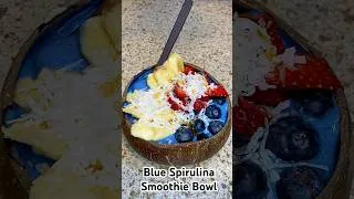 Thumbnail: #fresh #blue #smoothie #bowl #fruit #healthy #icecream #strawberry #banana #spirulinabenefits