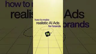 Thumbnail: How to Make Ads with AI (Realistic) #shorts #aifilmmaking
