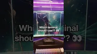 Thumbnail: Which Terminal Should I use? #linux #bazzite #terminal #opensource