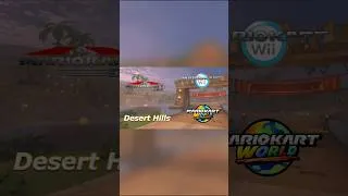 Thumbnail: 🏜Desert Hills - Mario Kart World, Wii, & DS Comparison🏝 (short) #mariokart #comparison