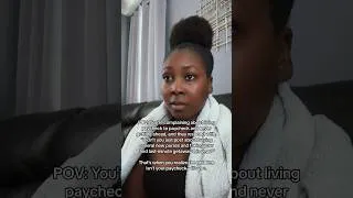 Thumbnail: POV: when you realize the problem isn’t your paycheck – it’s you #moneysavingtips
