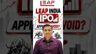 Thumbnail: LEAP India IPO Review! 🚨 GMP, Valuation & Listing Gain? || LEAP India IPO News || SEBI Registered RA
