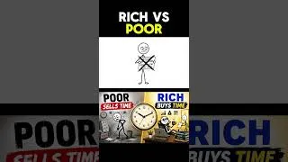 Thumbnail: Rich vs poor #shorts #fin #financialfreedom