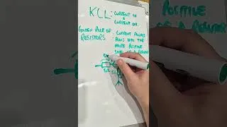 Thumbnail: Kirchhoff's Current Law and the Golden Rule of Resistors - a powerful combination!!  #shorts