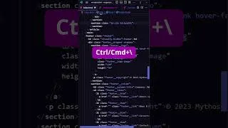 Thumbnail: Code faster with VS Code shortcuts #coding #html #css