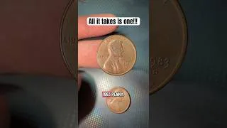Thumbnail: All it takes is one!!! #penny #errorcoin #coin #coins