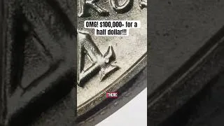 Thumbnail: OMG! $100,000+ for a half dollar!!! #halfdollar #50centcoin #collecting #collection