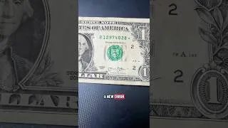 Thumbnail: New Star note error??? #banknote #currency #dollar #dollars