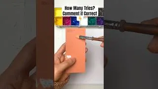 Thumbnail: How I Perfect Mix Desaturated ORANGE Color #shorts #paint #art #usa #Australia #Switzerland #UK