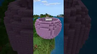 Thumbnail: How to Build a Perfect Sphere with Commands in Bedrock Edition #minecraft #commandblocks #shorts