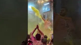 Thumbnail: Holi at Radha Vallabh Temple @shreeradhavallabhmandir  #holi2025 #brajholi #mathurakiholi