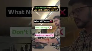 Thumbnail: Interviewer: From which date you will be able to join us