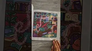 Thumbnail: Books, quiet corners, and vibrant colors 💖 #cocowyocoloring #cocowyo #coloringtherapy #finalreveal