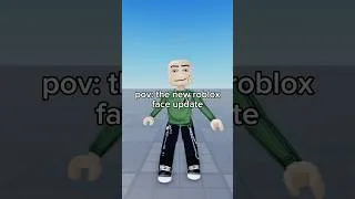 Thumbnail: WHAT DID ROBLOX DO TO OUR FACES! #roblox #shorts