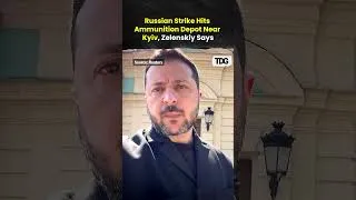 Thumbnail: Russian Strike Hits Ammunition Depot Near Kyiv, 37 Killed, Zelenskiy Says