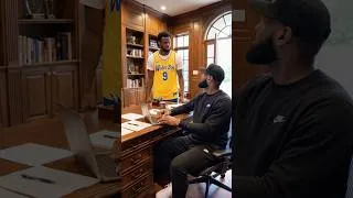 Thumbnail: Bronny CONFRONTS LeBron James for signing with Philadelphia 76ers 😳
