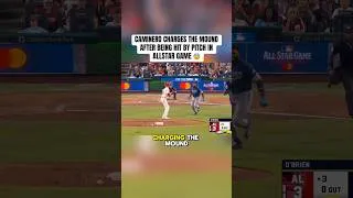 Thumbnail: Junior Caminero CHARGES at Riley O’Brien after being hit by pitch in All-Star Game 😨