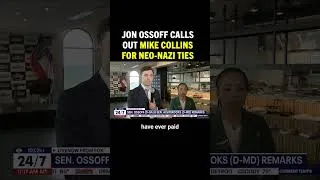 Thumbnail: Jon Ossoff: Mike Collins MUST answer questions about his neo-Nazi connections