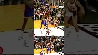 Thumbnail: NBA Classic 424 | Sam Bowie Very Rare Block on 7'4 Rik Smits | IND @ POR - 3/5/89