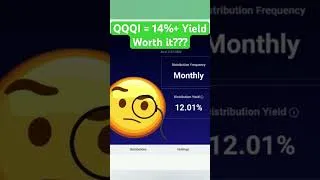 Thumbnail: QQQI Monthly Payer of 14%… can it be real? #investment #shorts