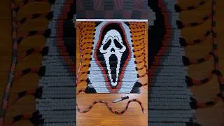 Thumbnail: Ghostface from Scream in DOMINOES!