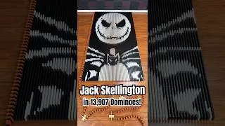 Thumbnail: Jack Skellington in 13,907 Dominoes! #halloween #jackskellington #nightmarebeforechristmas