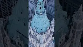Thumbnail: Aerial Close-Up: Copper Crown & Patina — NYC Drone B‑Roll