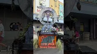 Thumbnail: Halloween Horror Nights scare zones starting to take shape!#shorts