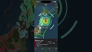 Thumbnail: 7.4 Earthquake Japan region, early Monday morning! #japan #earthquake #news