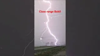 Thumbnail: Close range lightning shot from California Storms. #lightning #cawx  #storms #weather #bolt
