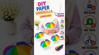Thumbnail: Paper umbrella #shorts #diy #papercraft