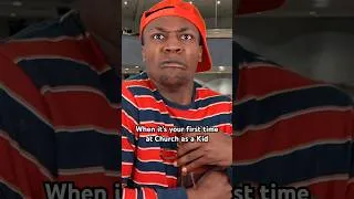 Thumbnail: When it’s your first time at Church as a Kid | #shorts