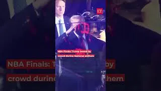 Thumbnail: NBA Finals: Trump booed by crowd inside Madison Square Garden during National anthem