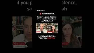 Thumbnail: Does Israel have a right to self-defense? Ali Abunimah breaks it down