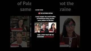 Thumbnail: Israel targets the small bodies of Palestinian kids, not the same pattern in Ukraine