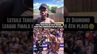 Thumbnail: Letsile Tebogo Goes Out Sad At Diamond League Finals running20.01 for 4th place😕🕊️