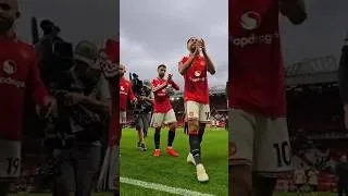 Thumbnail: Happy Manchester United players leaving Old Trafford after a massive 5-2 win