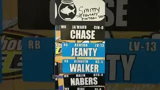 Thumbnail: My draft so far.. #fantasyfootball #draft