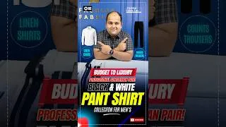 Thumbnail: Top Luxury Black Pant White Shirt Combinations for Men 👔 #shorts