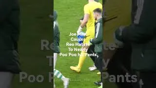 Thumbnail: Joe Hart causes Reo Hatate to nearly poo poo his pants after Celtic - Aberdeen game